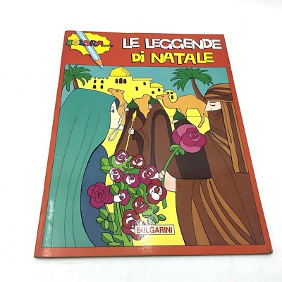 VINTAGE LE LEGGENDE DI NATALE LIBRO DA COLORARE# NUOVO GC