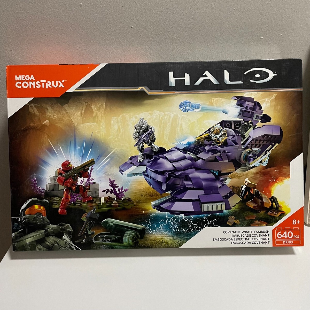 Mega Bloks Halo Covenant Wraith Ambush 640pc DPJ93 for sale online