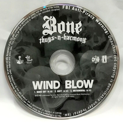 (CD) Bone Thugs-N-Harmony   Wind Blow , Promo, INTR123022, NM, Single, Rare.
