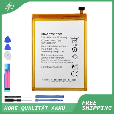 Für HUAWEI HB496791EBC AKKU BATTERIE Ascend Mate MT1-U06 -- 3900/4050mAh --