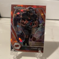 2021 Panini Prizm Draft Picks Red Cracked Ice Tyreek Hill #59 Oklahoma State