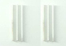 6 pack Flat Soapstone Refill 5" x 1/2" x 3/16" Welding Steel White Marker