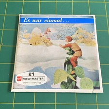 JACK AND THE BEANSTALK B314 D Viewmaster 3 reels Set- Es War Einmal- 2E