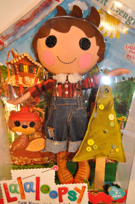 Lalaloopsy Forest Evergreen Waldarbeiter 12 Zoll Puppe-Haustier/Poster-selten 2012 Original-Neu in Verpackung 