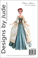 Outlander Claire Fraser Sewing Pattern for 15.75" City Girl Tonner Poldark
