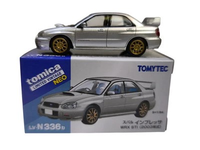 Tomytec Tomica Limited Vintage Subaru Impreza WRX STi Silvber 2003