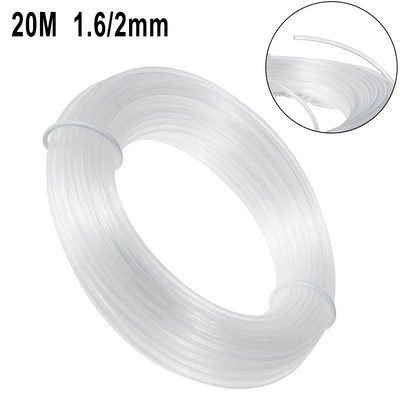 Rasentrimmer Schnur Schnur um den Zaun Nylon Transparent 1,6mm/2,0mm Brandneu