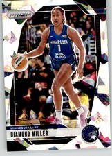 Diamond Miller 2024 Panini Prizm WNBA Ice Prizms 63 Minnesota Lynx