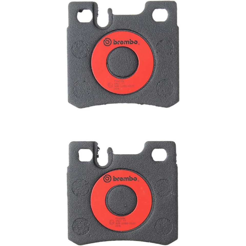 Fits 1990-1992 Mercedes-Benz 500SL Rear Brake Rotors & Ceramic Brake Pads Brembo - Image 4 of 4