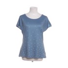 1803, Top, Größe: 40, Blau/Weiß, Elasthan/Polyester, Damen #pgG