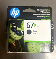 HP 67XL Genuine/Original Black Inkjet Ink Cartridge For HP Printers