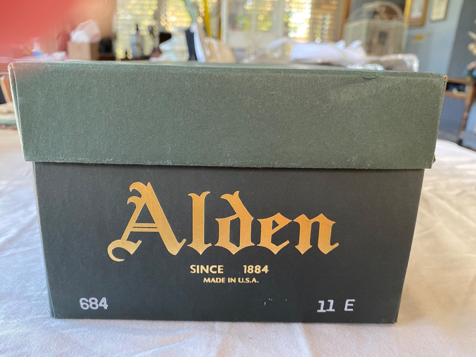 Alden 684 Color 8 Shell Cordovan Full Strap Loafer