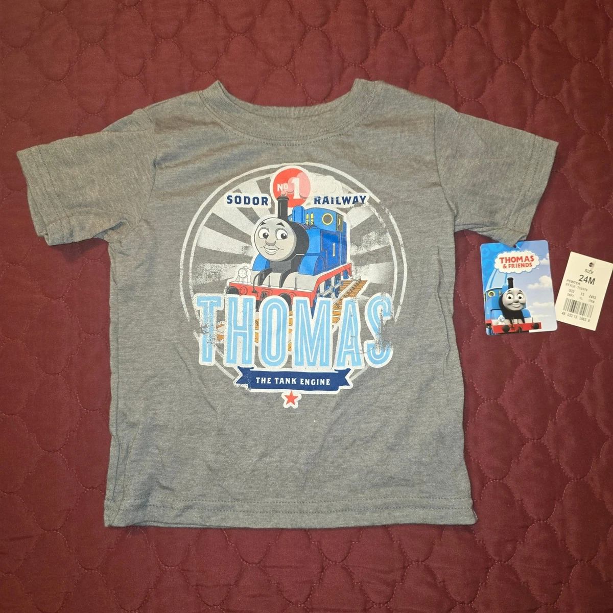 Thomas & Friends Unisex Kinder T-Shirt, Rot, Ku Produktbild-Vorschau 5