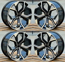 20" Wheels For Audi A4 A5 A6 A7 S4 S5 Q5 Q7 Q8 VW Atlas 20x9 +30 5x112 Rims