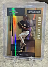 2004 Playoff Prestige Xtra Bases Green Yankees #130 Jose Contreras /150 | Cuba