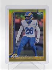 KAMREN KINCHENS 2025 TOPPS CHROME GOLD REFRACTOR RAMS #174 /50 Q5692