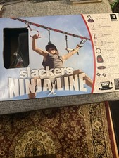 Slackers Ninja Line Slackline Obstacles Grip Ninja Warrior - Open Box Unused
