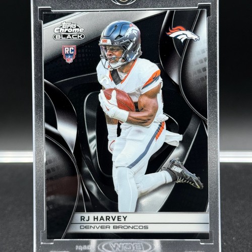 2025 TOPPS CHROME BLACK - #115 RJ HARVEY RC BASE