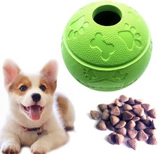 Hundespielzeug Snack Ball Unzerst&ouml;rbar aus Naturkautschuk &Oslash; 8,1cm Interaktiv