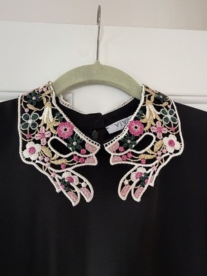Vivetta Dress With Embroidered Hands Collar Size 44