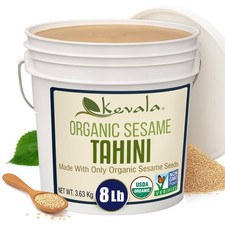 Organic Sesame Tahini, 8 Lb Pail, Bulk