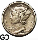 1924-S Mercury Dime, Key Date, XF+ Better Date