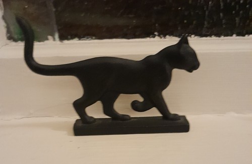 The Franklin Mint Curio Cabinet 1986 Retired Limited Edition Bootscraper Cat - Picture 2 of 3