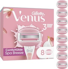 Gillette Venus ComfortGlide Spa Breeze Razor Blades Pack of 8