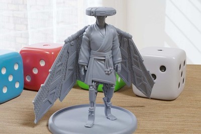 Liang He - 3D Printed Mini - Cyberpunk / Sci-Fi - Tabletop Miniature Wargaming -