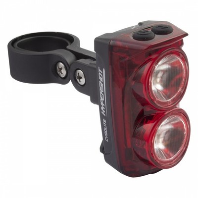 Cygolite Hypershot 380 Rechargeable USB-C LED Bike Taillight - 380 Lumens, Wide