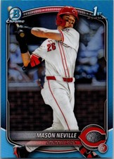 2025 Bowman Chrome Draft Mason Neville #BDC-109 Blue Refractor