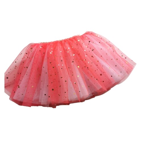 Elegant 3 Layer Tulle Dance Skirt for Girls 3-12 Years Ballet Dance Dress - Zdjęcie 10 z 31