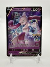 Pokemon TCG | Mewtwo V SWSH223 | Black Star Promo | Holo | NM