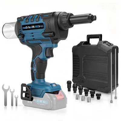 Bürstenlose 10kN Akku Nietpistole Nietzange für 2.4-6mm Blindnieten für Makita - Bild 1 von 4