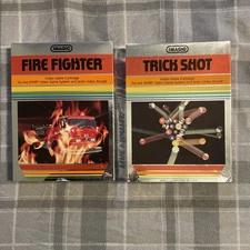 Fire Fighter Atari 2600, Imagic 1982 And Trick Shot Both CIB UNTESTED