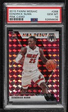 2019-20 Panini Mosaic NBA Debut Pink Camo Prizm Kendrick Nunn PSA 10 GEM MT 02zh