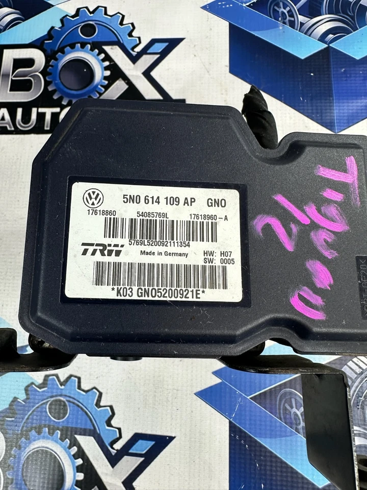 Volkswagen Tiguan 2012 bomba ABS módulo de freno antibloqueo 5N0614109AP OEM Foto 3 de 4