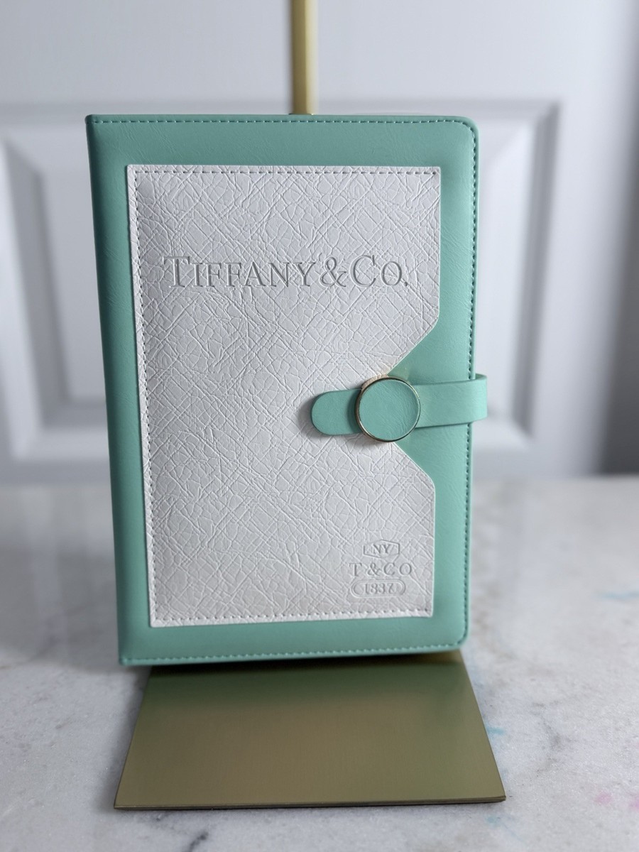 Tiffany & Co. Leatherette Notebook/Journal Magnetic Closure