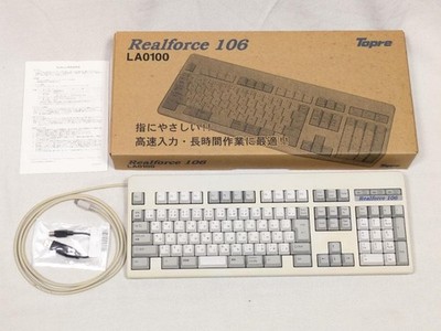 Topre Realforce 106 Keyboard Japanese Layout Electrostatic Capacitive PS/2 USB C