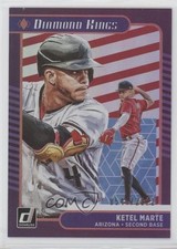 2021 Panini Donruss Diamond Kings Red /2021 Ketel Marte #30 4l3