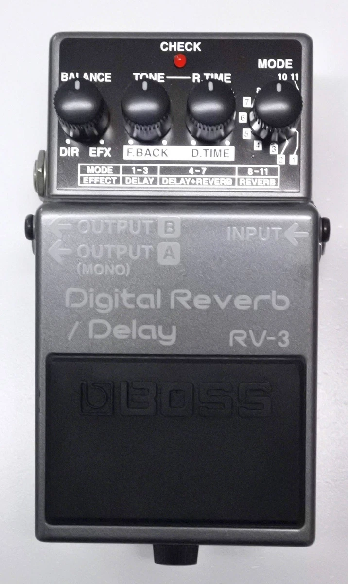 Boss RV 3 Guitar Delay, Echo & Reverb Pedals for sale | eBay