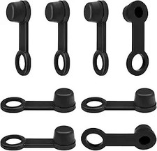 8 Pcs Car Brake Bleeder Screw Caps Universal Rubber Dust Color Style A 8pcs