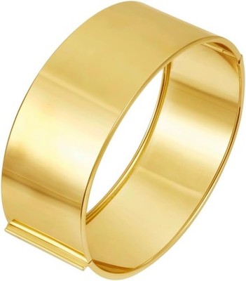 Floreo 14k Gelbgold 24,6 mm massiv glänzend hochpoliert klassisch Armreif Armband 7''
