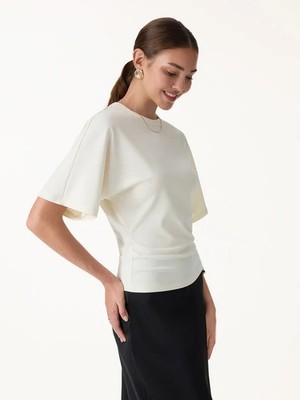 OGL Women's Elevated Cotton-Blend Essential Tee - No Import Fees