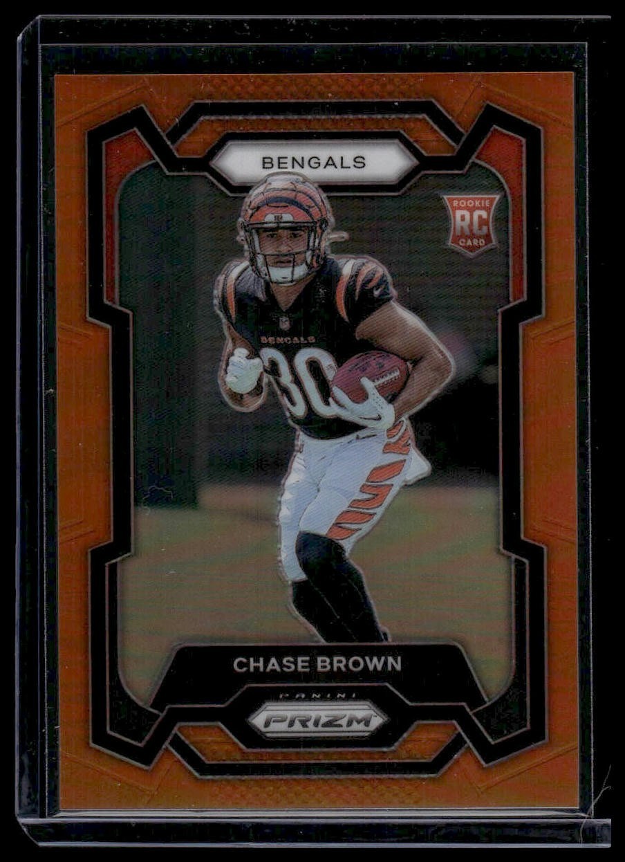 Chase Brown Panini Prizm #318 Orange