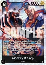Monkey D Garp OP11-095 Foil EN One Piece Card NM A Fist of Speed
