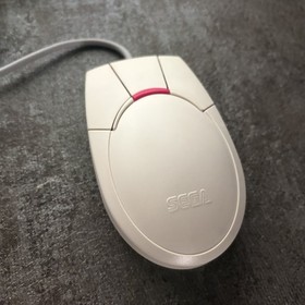 USED SHUTTLE MOUSE Controller White HSS-0139 Sega Saturn JAPAN