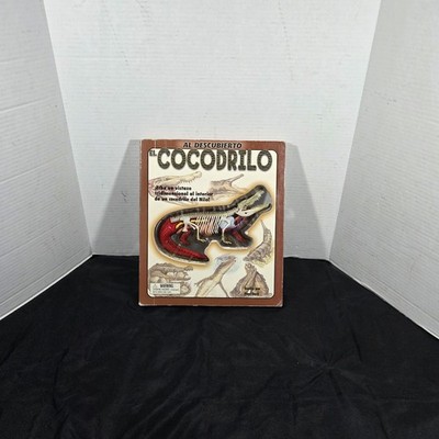 Uncover Crocodile Childrens Learning Books Al Descubierto Cocodrilo In Spanish