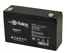 Raion Power 6V 6 Volt 12Ah Sealed Lead Acid SLA/AGM Rechargeable Battery - ...