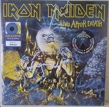 Iron Maiden Live After Death 40th Anniversary 2 LP 1 Blue 1 Yellow Vinyl SEALED